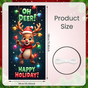 Bandiera di Natale da appendere alla porta