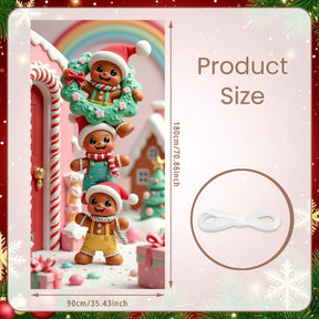 Bandiera di Natale da appendere alla porta