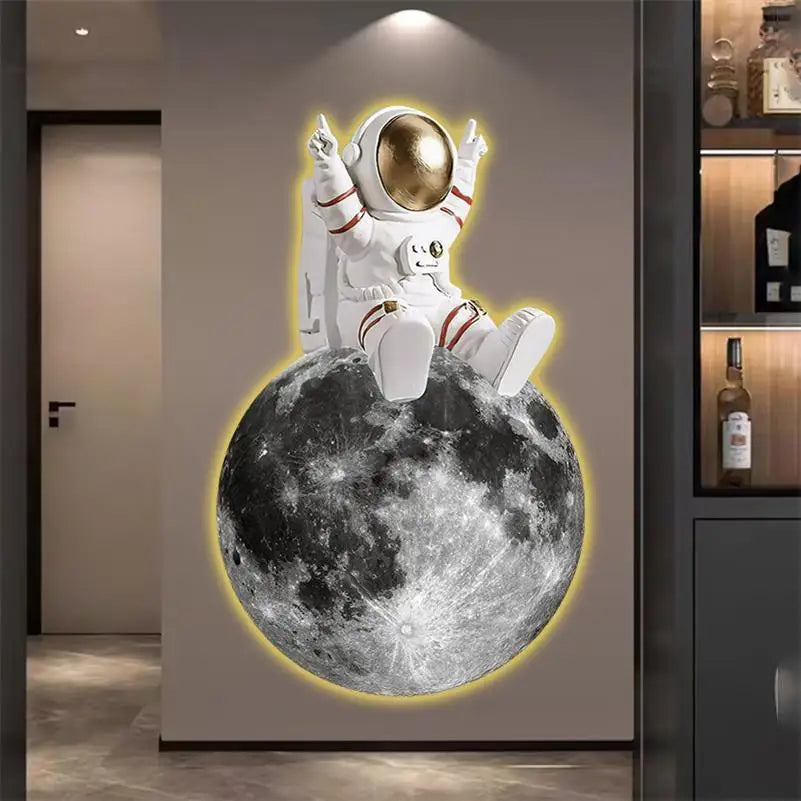 Oltre la Luna – Arte luminosa per la sua nascita in grande. 