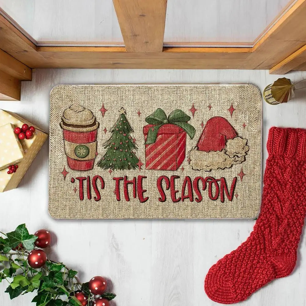 Zerbini a tema con disegni natalizi