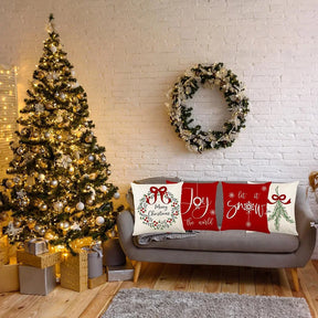 Copricuscini decorati a Natale