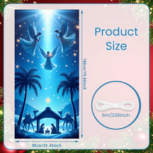 Bandiera di Natale da appendere alla porta