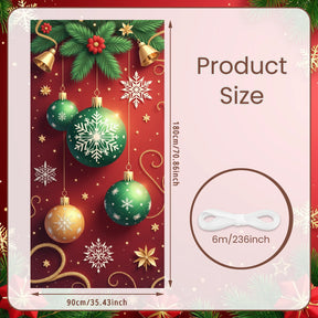 Bandiera di Natale da appendere alla porta