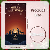 Bandiera di Natale da appendere alla porta