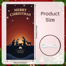 Bandiera di Natale da appendere alla porta