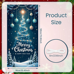 Bandiera di Natale da appendere alla porta