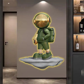 Oltre la Luna – Arte luminosa per la sua nascita in grande. 