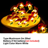 Luci di Natale da 2 metri con 20 LED