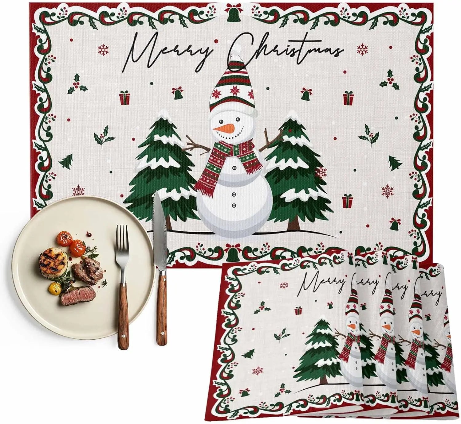 Tovagliette natalizie per la cucina e la sala da pranzo