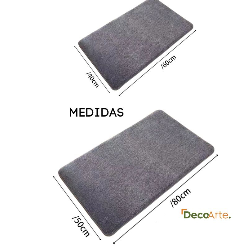 Passo Aconchegante: Tapete de Banho Super Absorvente e Antiderrapante