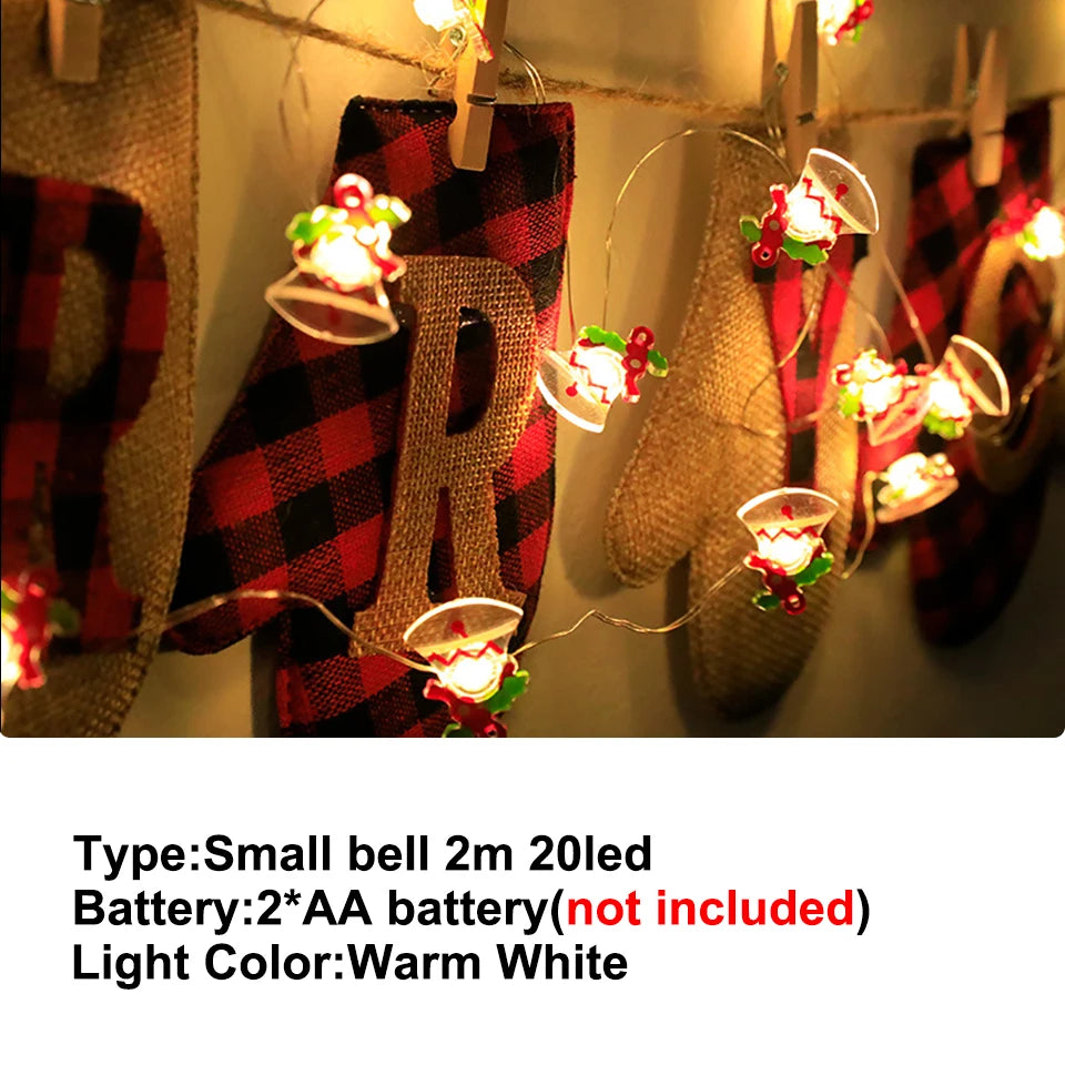 Luci di Natale da 2 metri con 20 LED