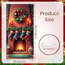 Bandiera di Natale da appendere alla porta