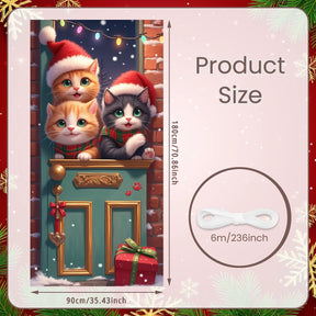 Bandiera di Natale da appendere alla porta