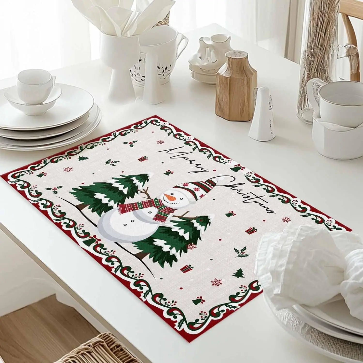 Tovagliette natalizie per la cucina e la sala da pranzo