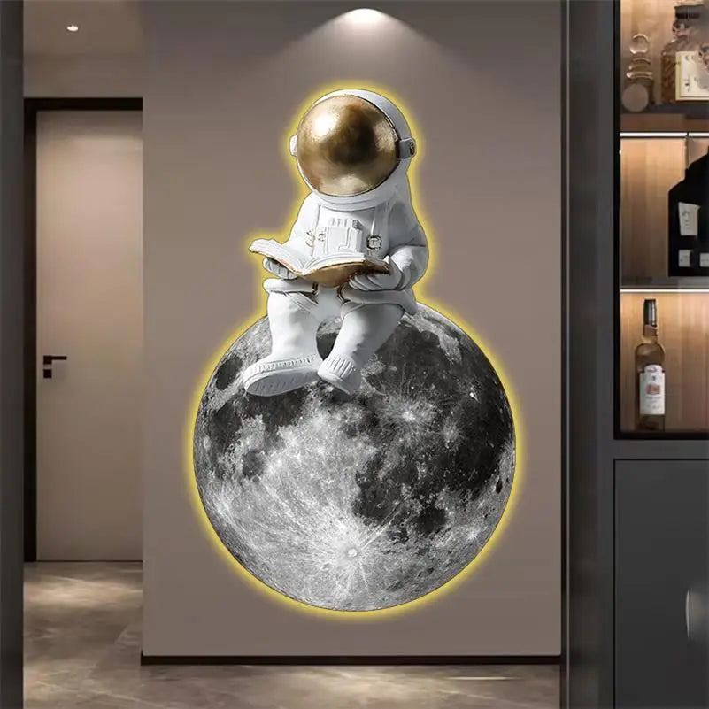 Oltre la Luna – Arte luminosa per la sua nascita in grande. 