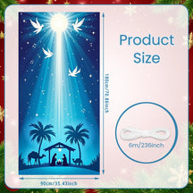 Bandiera di Natale da appendere alla porta