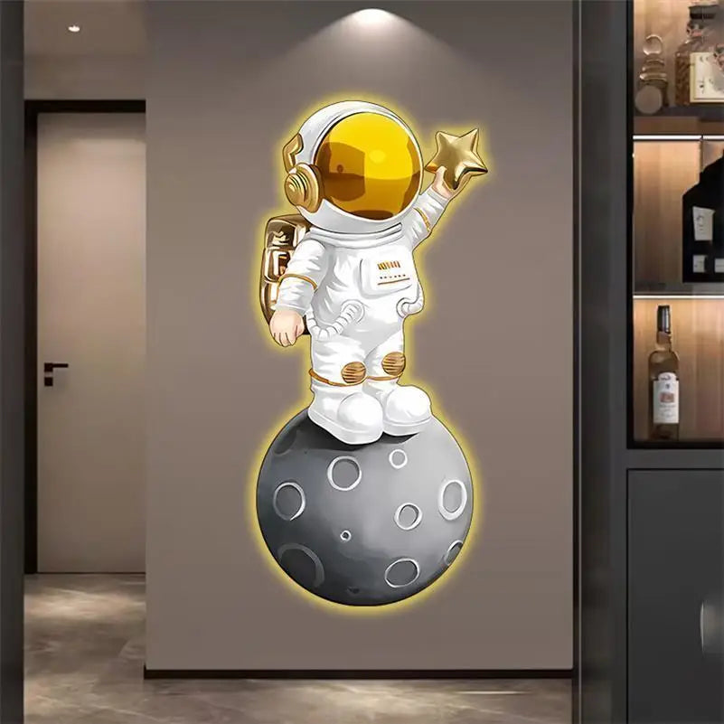 Oltre la Luna – Arte luminosa per la sua nascita in grande. 