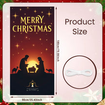 Bandiera di Natale da appendere alla porta