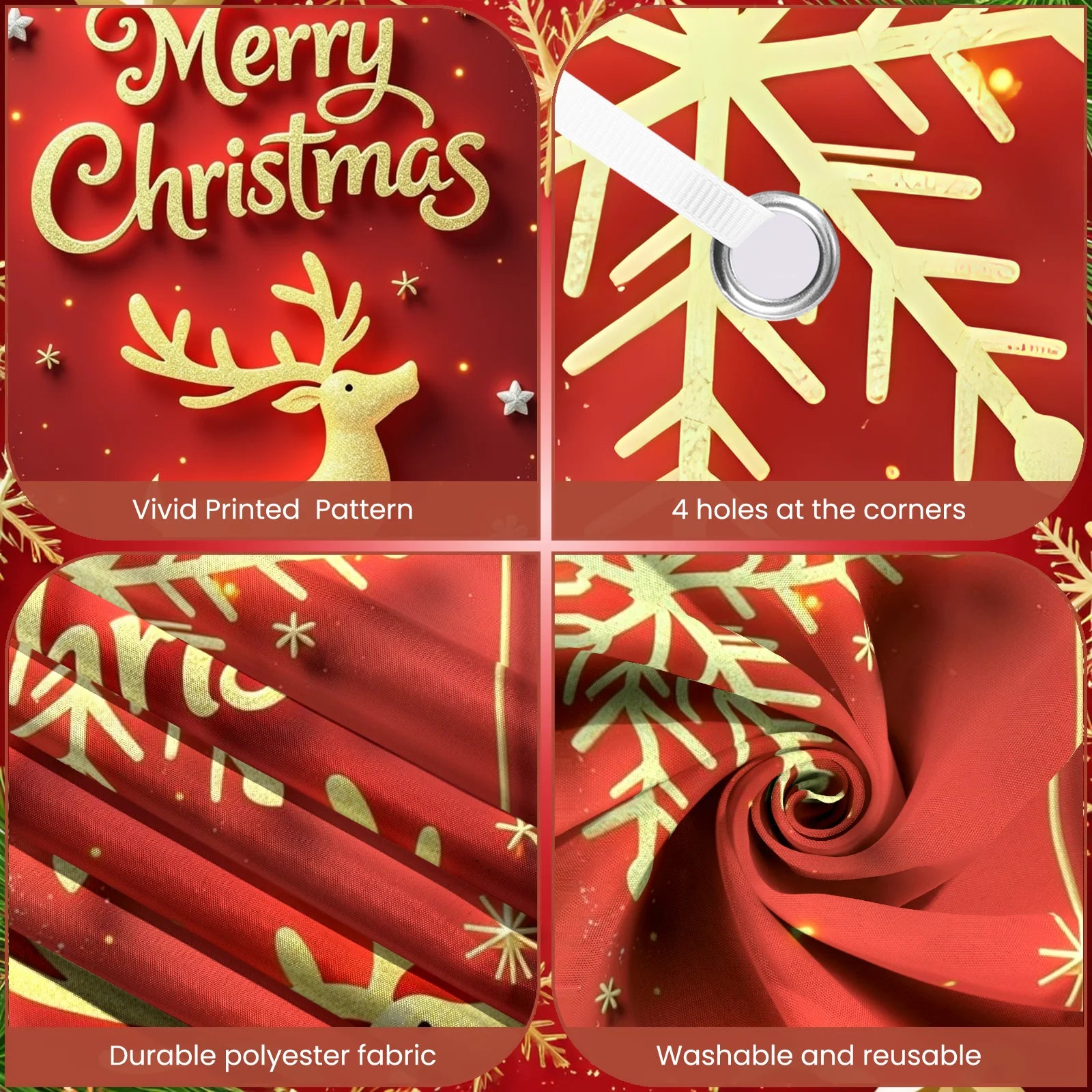 Bandiera di Natale da appendere alla porta