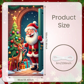 Bandiera di Natale da appendere alla porta